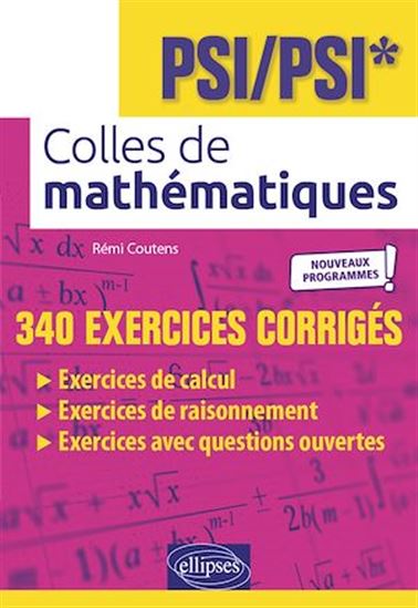 Colles de Mathématiques - PSI/PSI* - Programme 2022 - RÉMI COUTENS