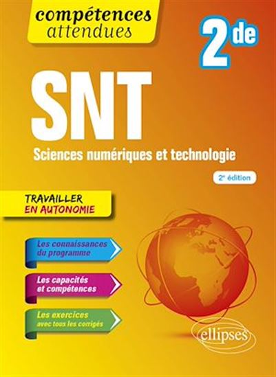 SNT - Sciences numériques et technologie - Seconde - JEAN-CHRISTOPHE BONNEFOY - BERTR PETIT