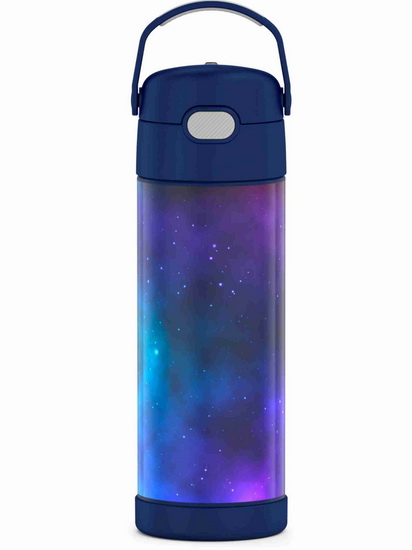 Bouteille Thermos Galaxie Marine/Mauve 470ml