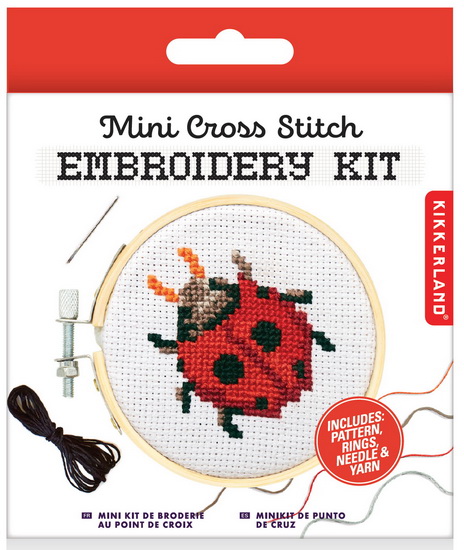 Mini ens. de broderie Coccinelle