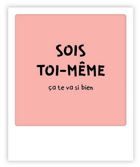 Carte postale - Sois toi-même..