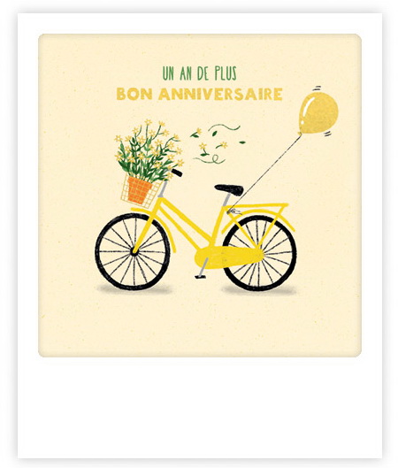 Carte postale - Un an de plus bon anniversaire