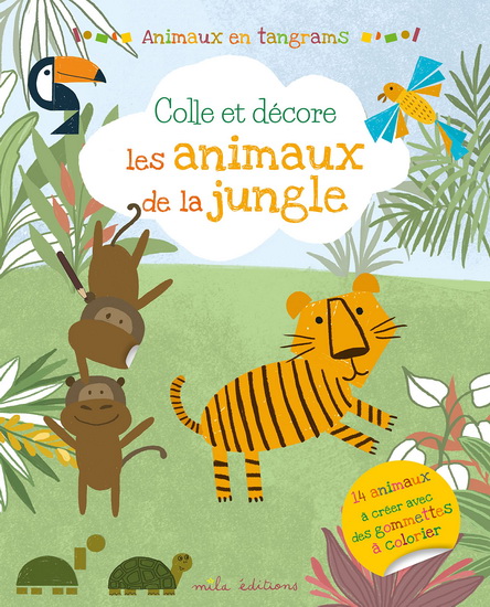 Colle et décore les animaux de la jungle - IRINIA DE ASSUNÇAO