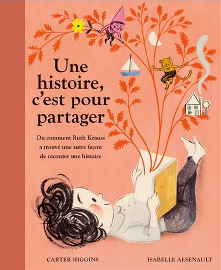 Une histoire, c'est pour partager : ou comment Ruth Krauss a trouvé une autre façon de raconter une histoire - CARTER HIGGINS - ISABELLE ARSENAULT