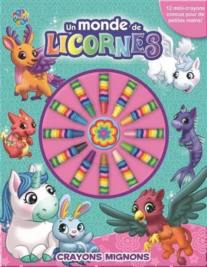 Un monde de licornes : crayons mignons - COLLECTIF