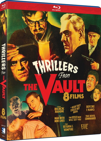 Thrillers From The Vault - 8 Classic Horror Films (Blu-ray) - DIVERS