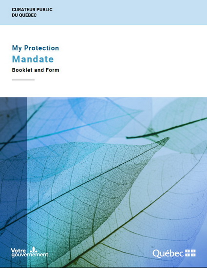 My Protection Mandate: Booklet and Form - COLLECTIF