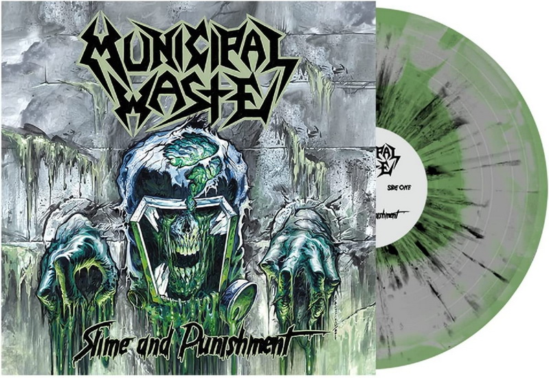 Slime And Punishment (Vinyle - Gris et Vert Menthe) - MUNICIPAL WASTE