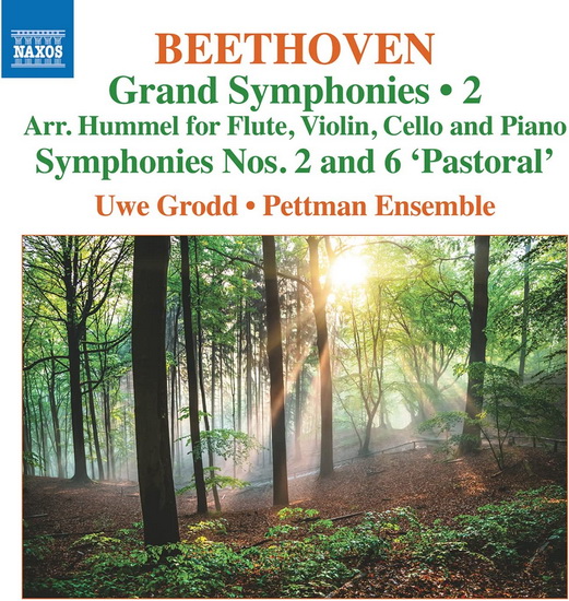 Beethoven: Grand Symphonies, Vol. 2 - Nos. 2 & 6 (arranged by Hummel for piano trio & flute) - LUDWIG VAN BEETHOVEN