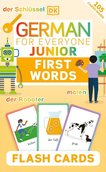 German for Everyone Junior First Words Flash Cards - COLLECTIF