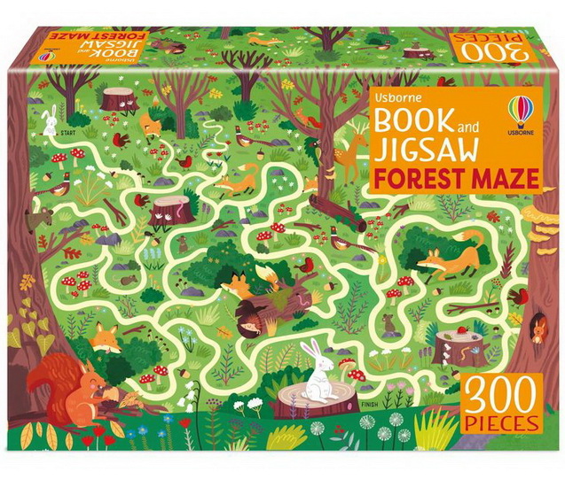 Usborne Book and Jigsaw: Forest Maze - SAM SMITH