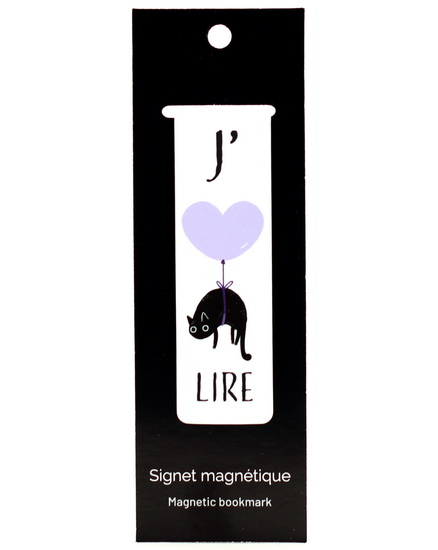 Signet Chat - J&#39;aime lire