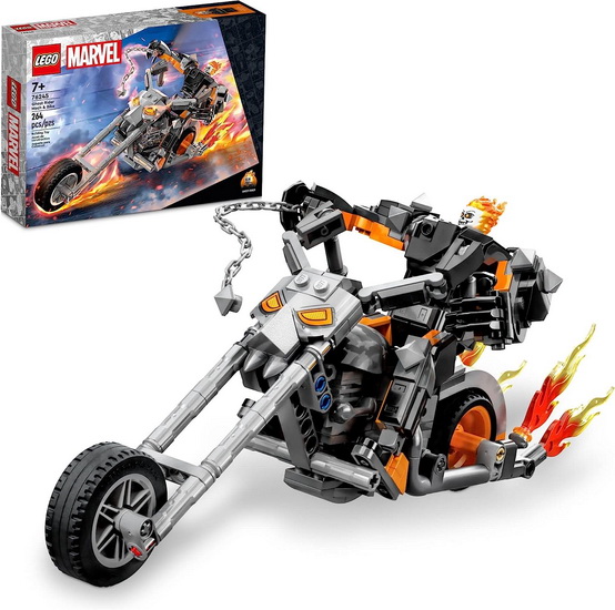 Le robot et la moto de Ghost Rider