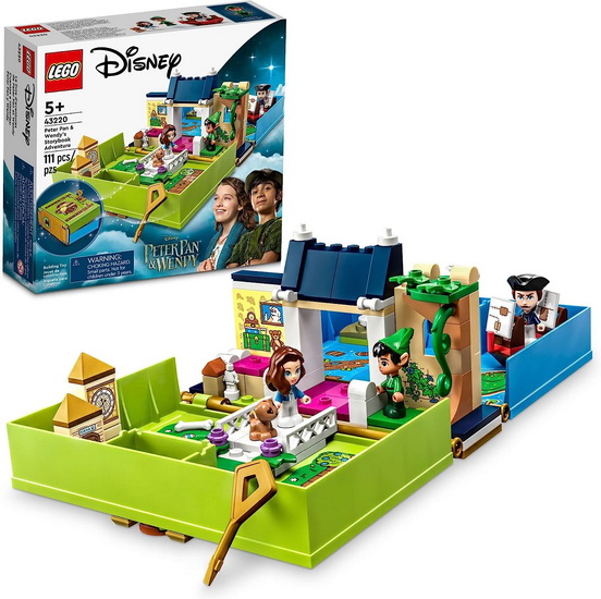 LEGO - Le livre d'aventures de Peter Pan et Wendy - 5 à 8 ans - JEUX,  JOUETS -  - Livres + cadeaux + jeux