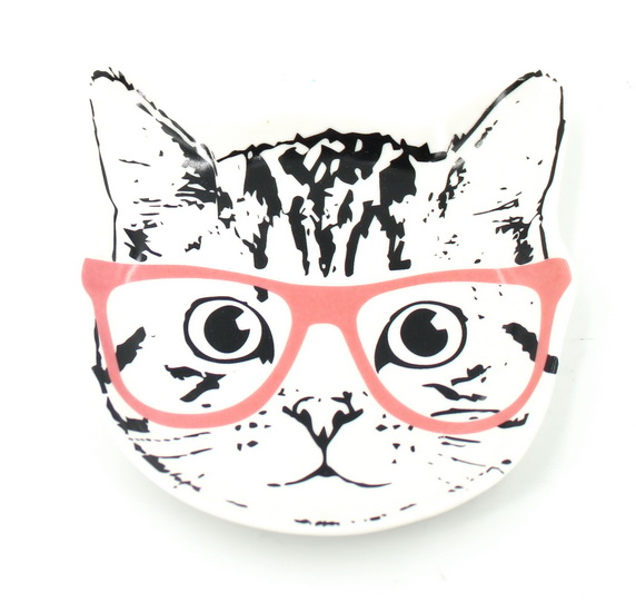 Vide poche Chat avec lunette