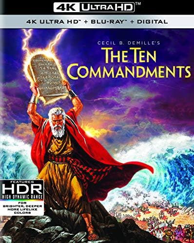 The Ten Commandments (1956)(4K + Blu-ray) - CECIL B. DEMILLE