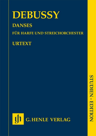 Danses Für Harfe Und Streichorchester (Partition Petit Format) - CLAUDE DEBUSSY
