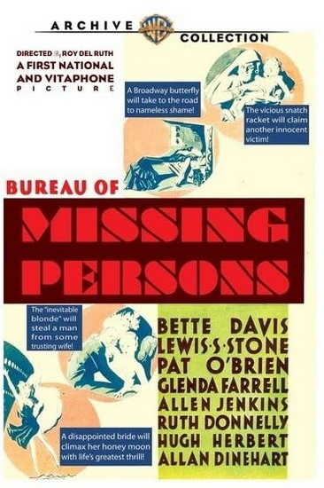 Bureau of Missing Persons - ROY DEL RUTH