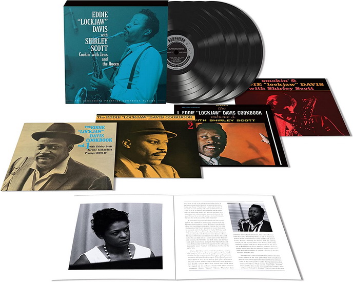 Cookin' With Jaws And The Queen: The Legendary Prestige Cookbook Albums (4 Vinyle) - EDDIE "LOCKJAW" DAVIS