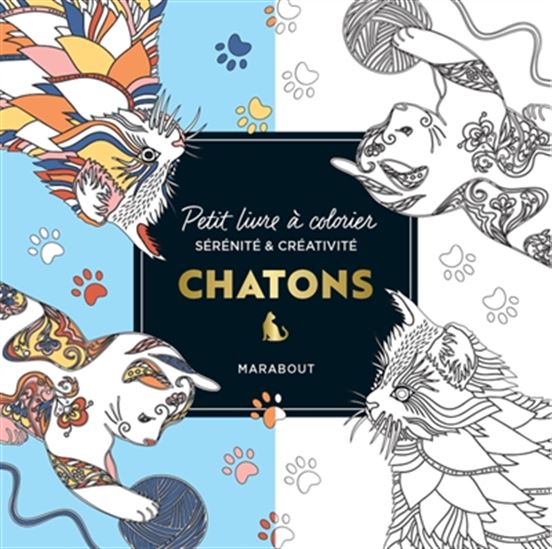 Petit livre à colorier : chatons - COLLECTIF