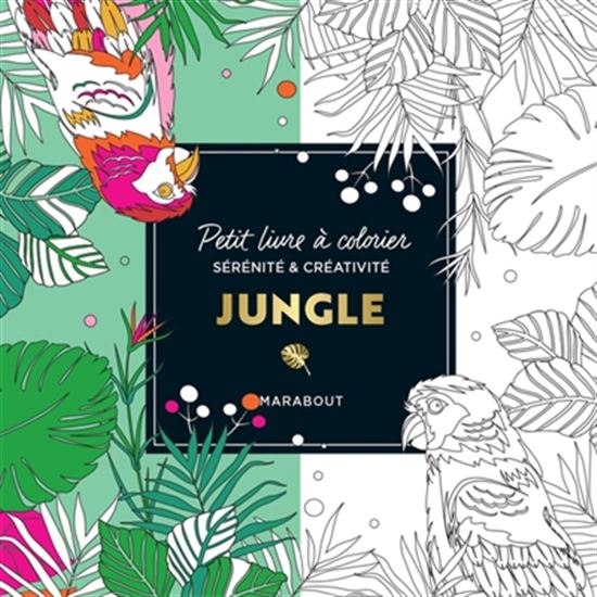 Petit livre à colorier : jungle - COLLECTIF