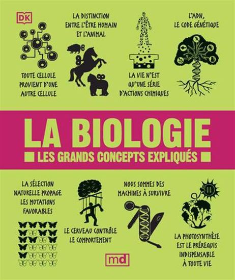 La Biologie : les grands concepts expliqués - COLLECTIF