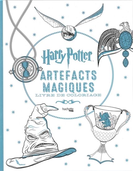 Harry Potter : artefacts magiques : livre de coloriage - COLLECTIF