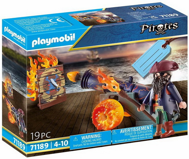 Ensemble cadeau Pirate et canon de feu