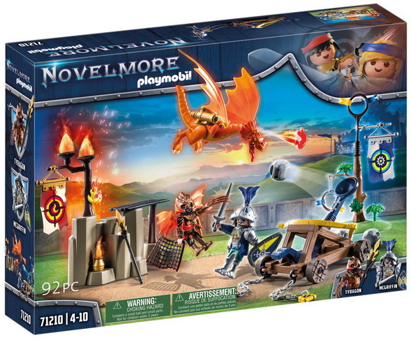 Tournoi chevalier Novelmore contre combattant Burnham Raider