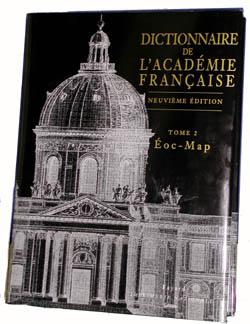 Dict. de l&#39;Académie française T.01 - COLLECTIF
