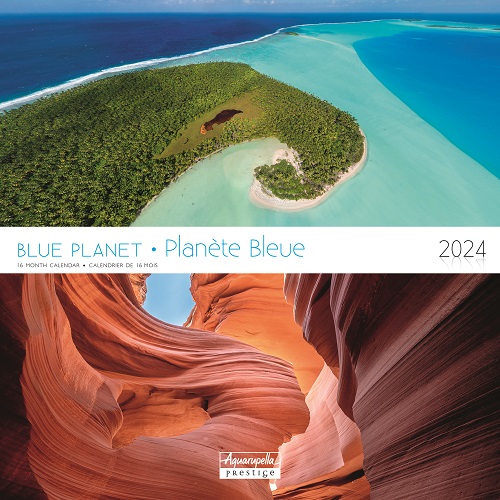 Calendrier 2024 Planète bleue 30x30cm - Calendriers - CADEAUX