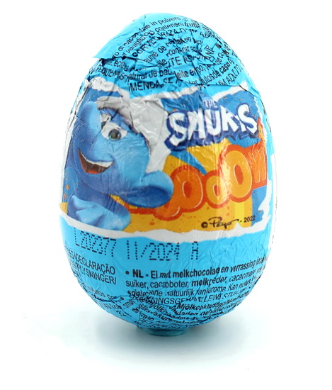 Œuf chocolat les Schtroumpfs
