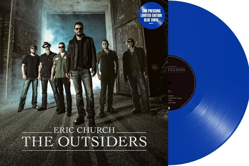 The Outsiders (2 Vinyle - Bleu) - ERIC CHURCH
