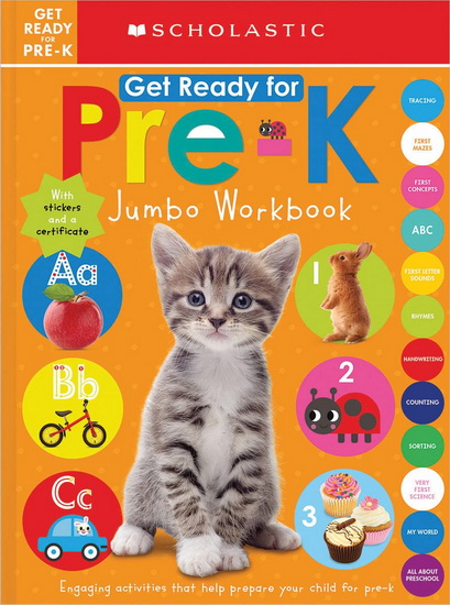 Get Ready for Pre-K Jumbo Workbook: Scholastic Early Learners (Jumbo Workbook) - COLLECTIF