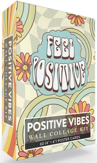 Positive Vibes Wall Collage Kit - COLLECTIF