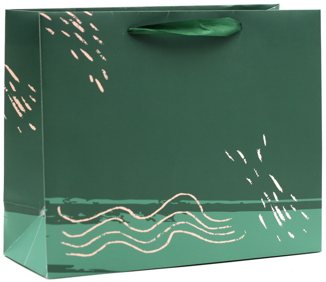 Sac moyen Vert abstrait