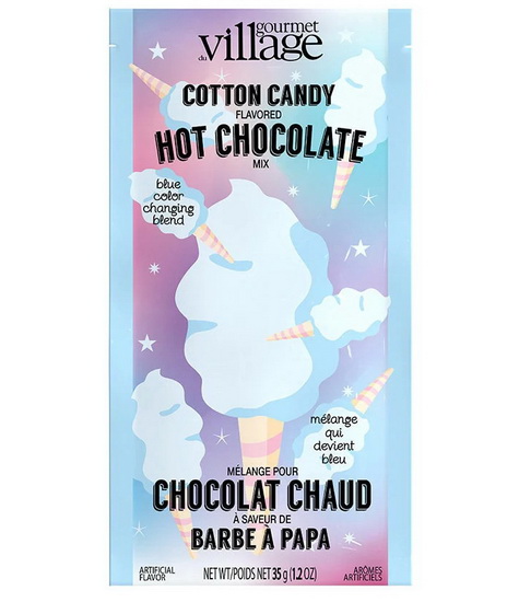 Sachet chocolat chaud bleu Barbe à papa 35g