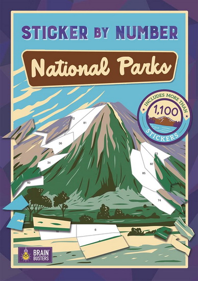 Sticker by Number National Parks - COLLECTIF