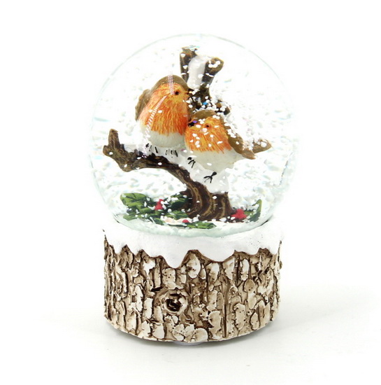 Boule de neige Oiseaux 65mm