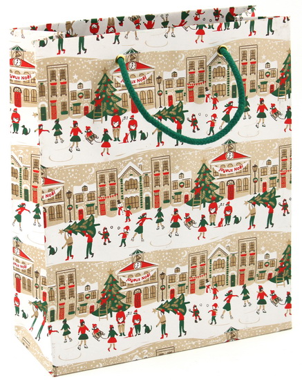 Sac moyen Village de Noël