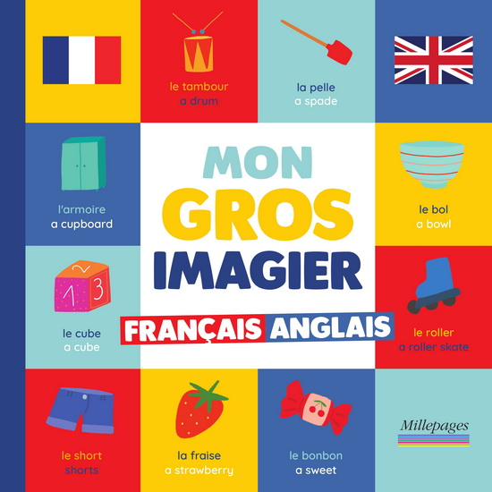Mon gros imagier français-anglais N. éd. - VIRGINIE CHIODO
