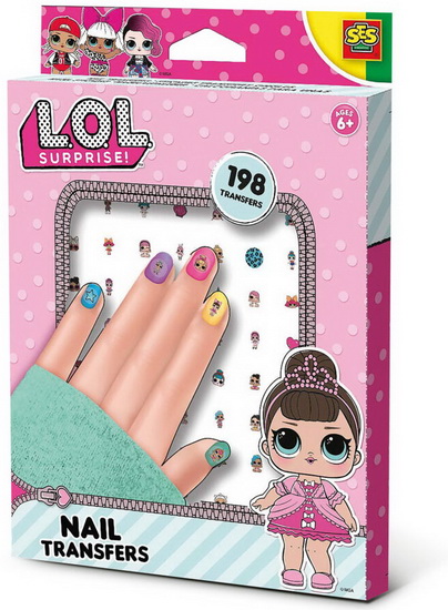 L.O.L. Autocollants par transfert pour ongles