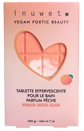 Tablette effervescente bain 210g - Pêche