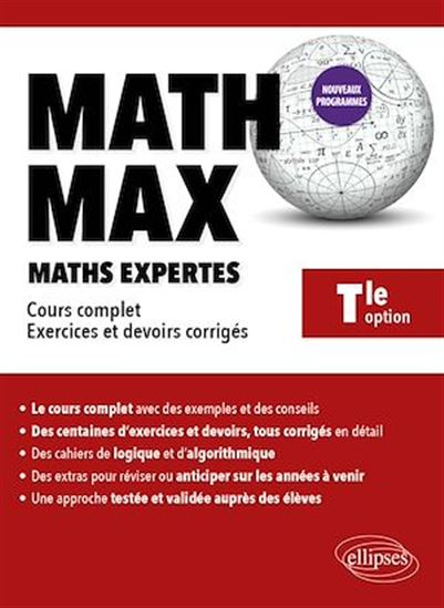Math Max - Terminale Option Mathématiques expertes - SÉBASTIEN KRIEF-DÉTRAZ