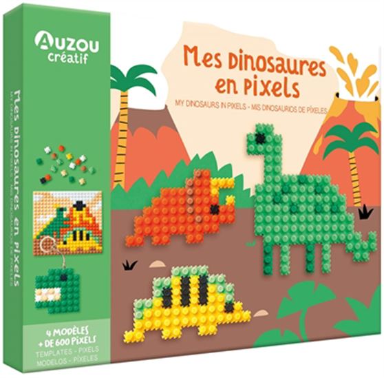 Mes dinosaures en pixels Cof. - JESSICA DAS