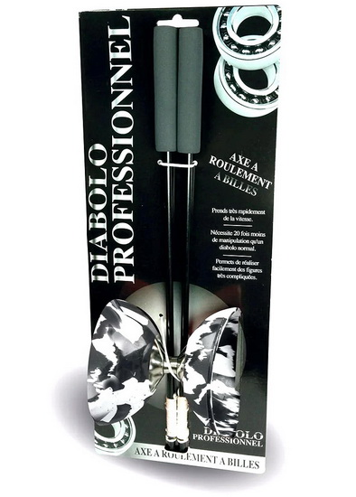 Diabolo professionnel noir et blanc
