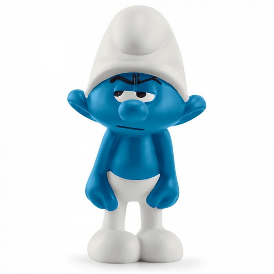 Figurine Schtroumpf grognon