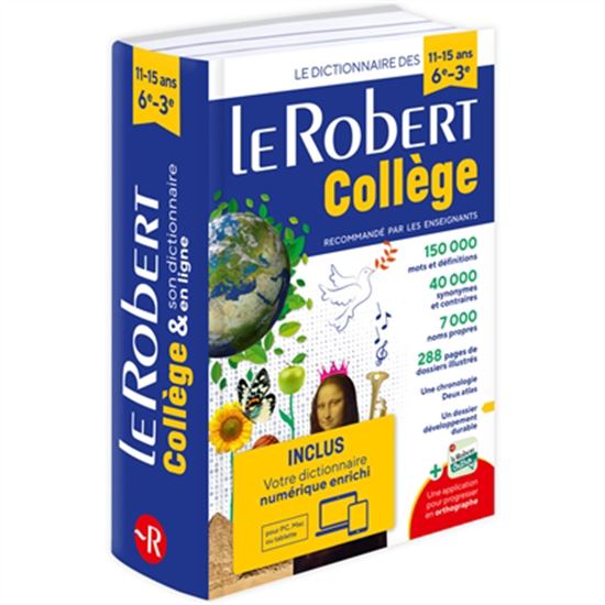 Le Robert collège : dictionnaire numérique enrichi 11/15 ans, dès la 6e N. éd. - COLLECTIF