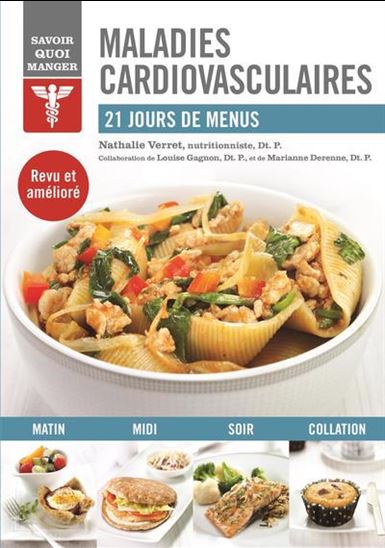 Maladies cardiovasculaires : 21 jours de menus N. éd. - NATHALIE VERRET