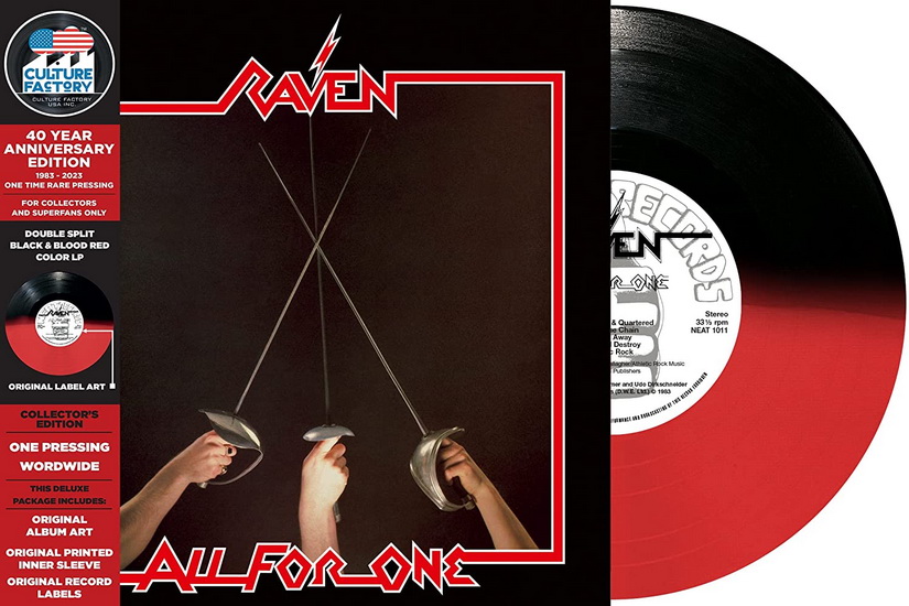 All For One (Vinyle - Rouge & noire) - RAVEN